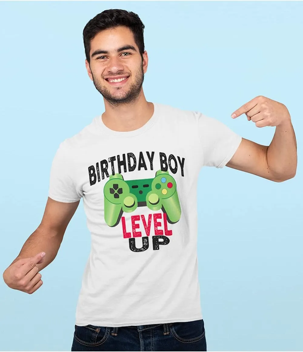 BROOKLYN VERTICAL Boys Short Sleeve T-Shirt Birthday -Video Gamer|Sizes S-XL