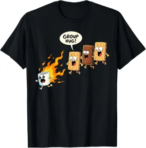 Funny Camping Smores Group Hug Cute S'mores T-Shirt