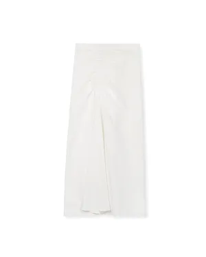 Side Gathered Detailed Skirt