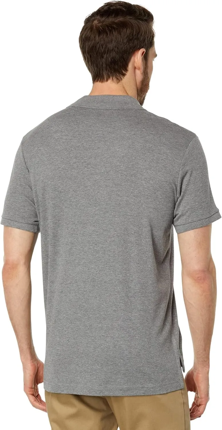 U.S. Polo Assn. Men's Solid Short Sleeve Interlock Polo Shirt, Golf Shirts for Men, Business Casual Polos