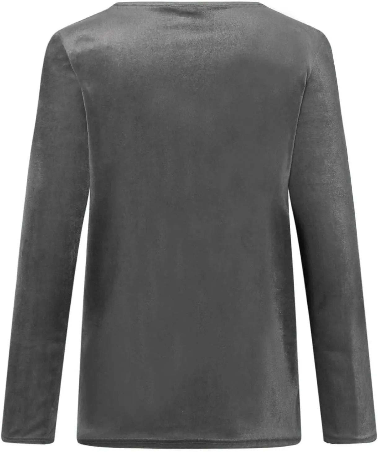 Women's Velour Sweatshirts Crewneck Long Sleeve Casual Pullover Winter Fall 2024 Holiday Soft Warm Shirts Velvet Tops